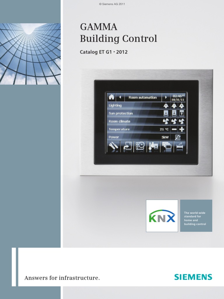 GAMMA Building Control KNX 2012 | PDF | Automation | Air Conditioning