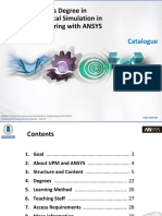 UPM-ANSYS Online Masters Degree Catalogue