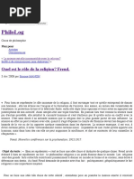 » Quel est le rôle de la religion? Freud. - PhiloLog