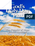 God's Holy Day Plan: The Promise of Hope for All Mankind