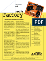 Aphex PUNCH FACTOR 1404 BROCHURE PDF