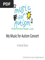 My Music for Autism Concert - A Social Story