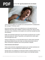 A incrível Técnica “4-7-8″ que faz dormir em um minuto - Planeta Pop