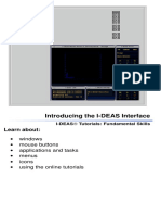 Introducing the I-DEAS Interface