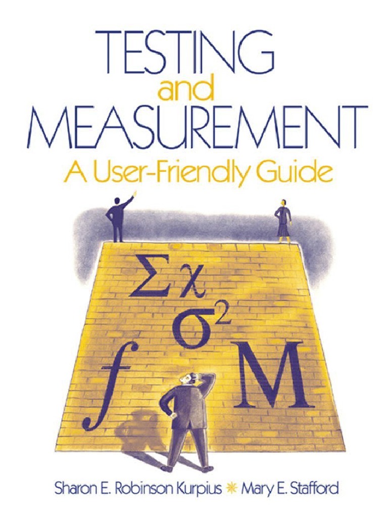 Testing and Measurement | PDF | Level Of Measurement | Validity ...