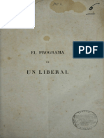 1861 José María Samper - El programa de un liberal