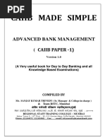 Caiib Made Simple Paper First