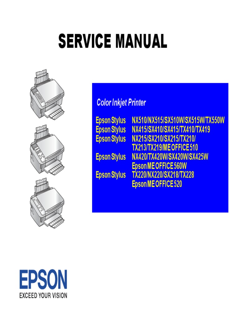 Epson Stylus Color 670 Service Manual User Guide