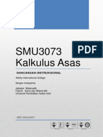 Module SMU3073 Kalkulus Asas