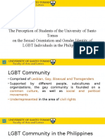 Perception on SOGI of LGBT1