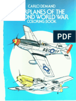 Airplanes of The Second Word War Colouring Book