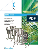 Cone Mills Low Energy Size Reduction for Pharma, Food, and Chemical Industries