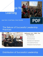 Leadership For Learning