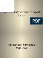 Teori Gestalt vs Teori Tingkah Laku Pandangan Manusia