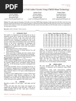 Performance Analysis of Full Adder Circuits Using CMOS 90nm Technology