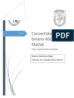 Convertidor Binario ASCII Con MATLAB