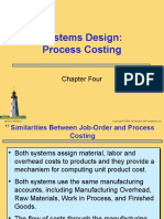 Systems Design: Process Costing: Chapter Four