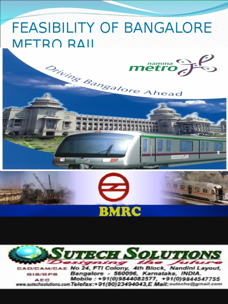 Bangalore Metro Rail Project Overview | PDF | Rapid Transit | Transport