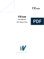 VXvue User Manual For Human Use - V1.1 - EN PDF