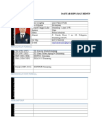 Daftar Riwayat Hidup