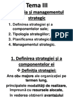 Tema III Strategia Și Managementul Strategic