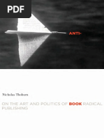 Anti-Book. Thoburn, Nicholas 