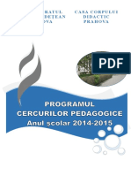 Cercuri Pedagogice 2014-2015