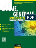 Chimie Générale - Exercices Et Méthodes
