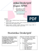 Kuliah 3 Statistika Deskriptif Dengan SPSS