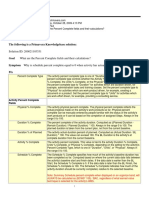 What Are The Percent Complete Fields and Their Calculations PDF