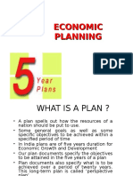 Economic Planning & Five Year Plans