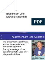 Bresenham Line Drawing Algorithm,: Course Website