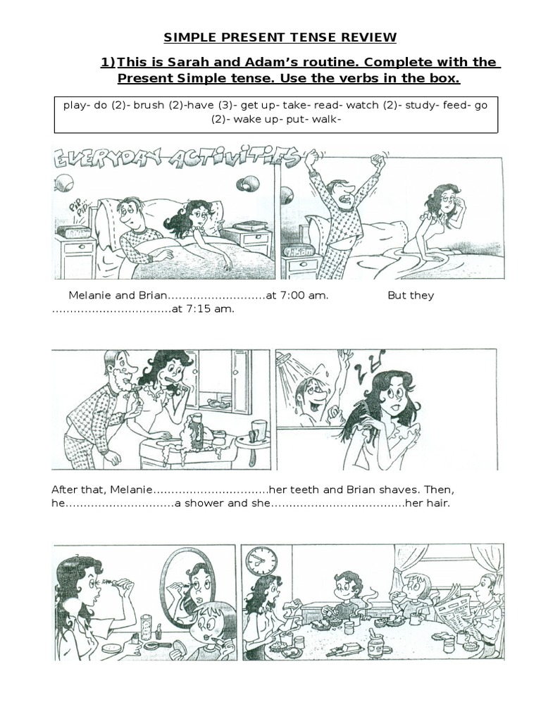 Story Writing For Simple Present Tense | PDF