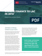CHINESE FINANCE TO LAC IN 2016