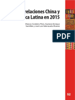 Las relaciones China y América Latina en 2015