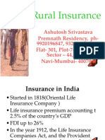 Rural Insurance in India