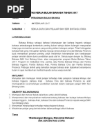 Smksbu. Kertas Kerja Bulan Bahasa Tahun 2017