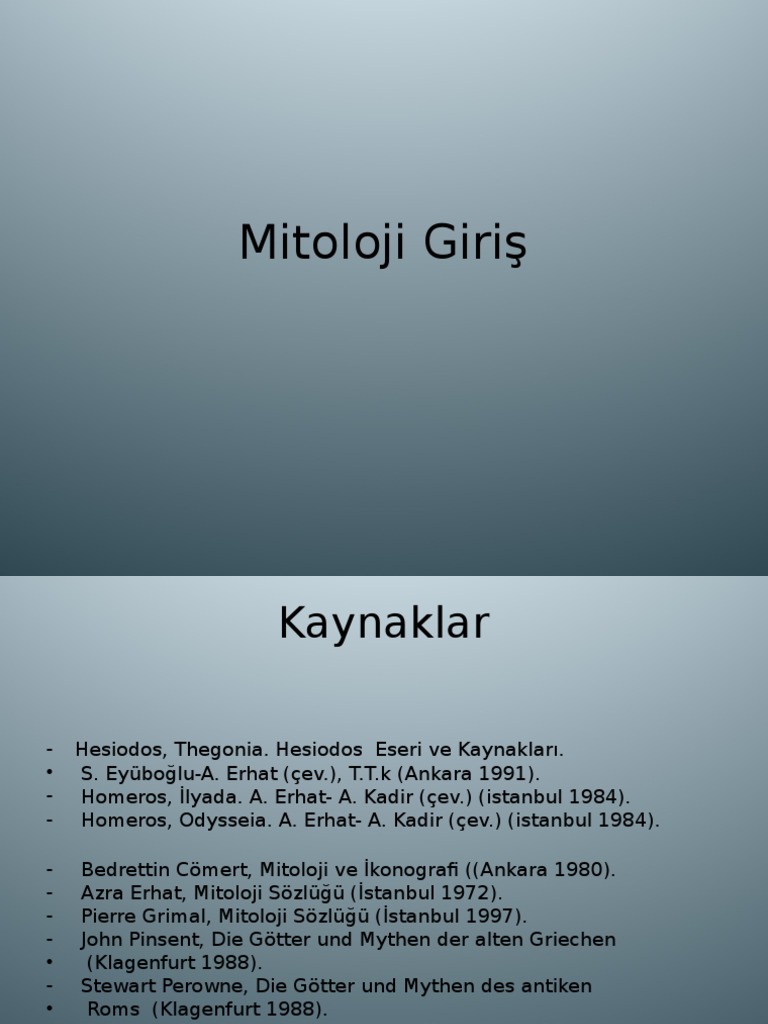 Mitoloji Pdf