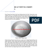 Download Cara Membuat Tepung Crispy Serbaguna by Aji Baroto SN340287735 doc pdf