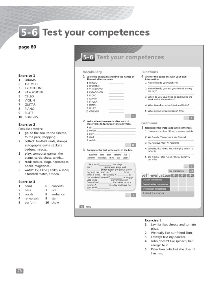 Focus 2 Workbook Answer Key | PDF