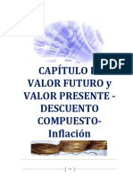 Capítulo IV Valor Futuro y Valor Presente - Descuento Compuesto - Inflación