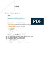 Macroeconomics: Measures of National Income