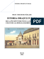Istoria Orasului Bals (40 de Pagini, Font de 12) 26.10.2011 PDF