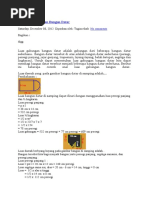 Soal Luas Gabungan Bangun Datar