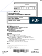 June 2009 MS - Unit 1 Edexcel Chemistry A-Level