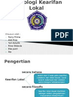 Teknologi Kearifan Lokal