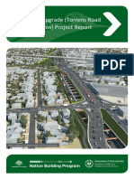 South Road Upgrade (Torrens Road To River Torrens) Project Report