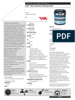 DRYLOK Masonry Clear Masonry Waterproofer Lr314 Data Sheet Layout 1