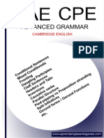 Advanced Grammar - Cae - Cpe