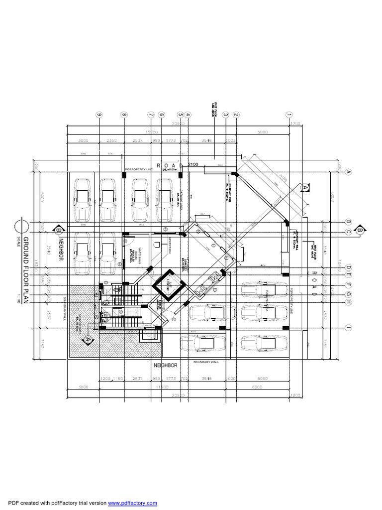 Ground Floor Plan Layout Details | PDF | Nature